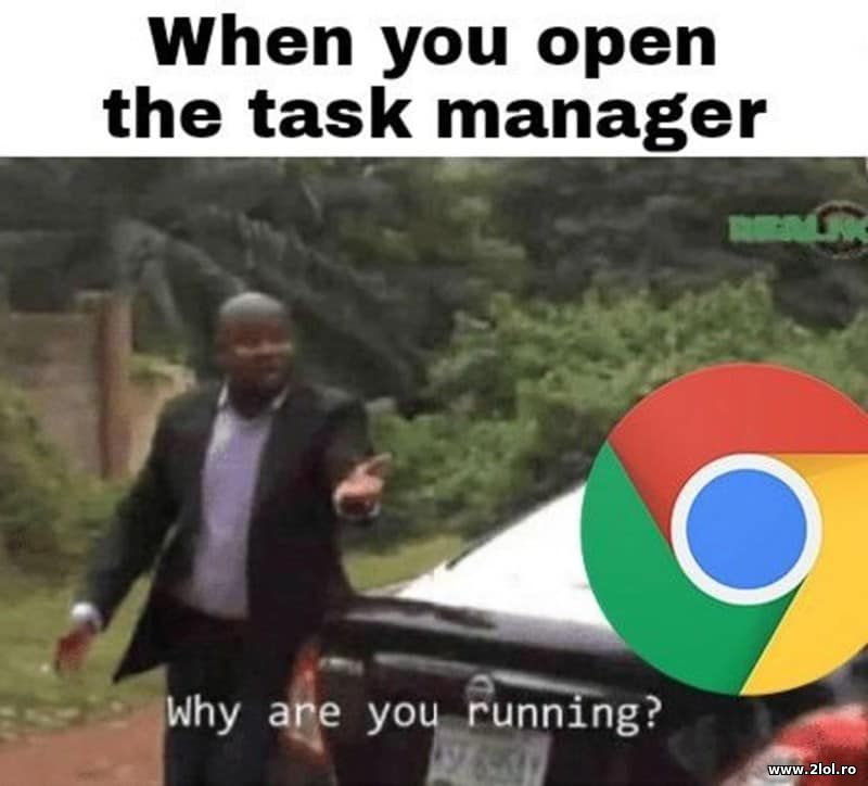When you open the task manager - Chrome | poze haioase