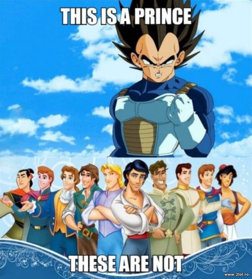 This is a prince. These are not - DBZ | poze haioase
