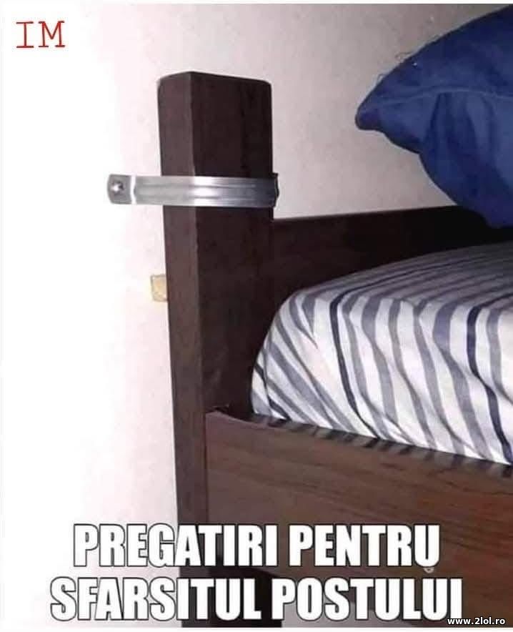 Pregatiri pentru sfarsitul postului | poze haioase