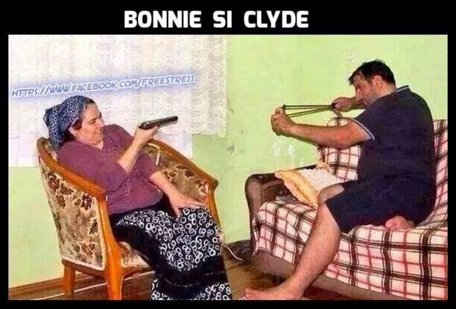 Bonnie si Clyde | poze haioase