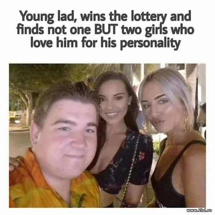 Young lad, wins the lottery | poze haioase