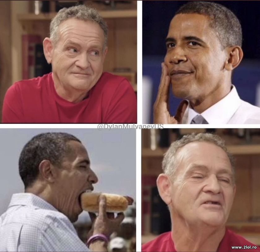 Barack Obama and Larry Sinclair hamburger | poze haioase