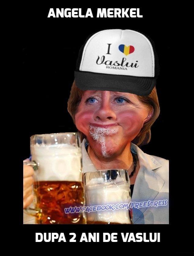 Angela Merkel dupa 2 ani de Vaslui | poze haioase