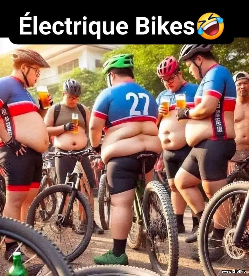 Biciclete electrice | poze haioase