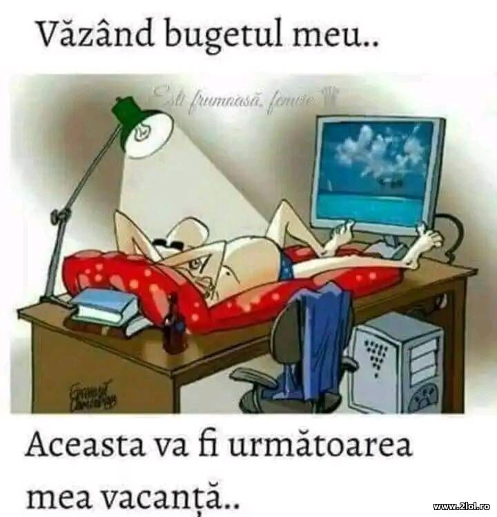 Vazand bugetul meu | poze haioase