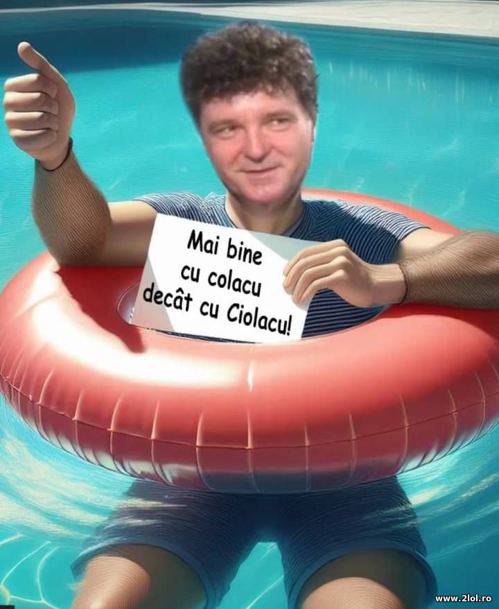 Mai bine cu colacul decat cu Ciolacu | poze haioase