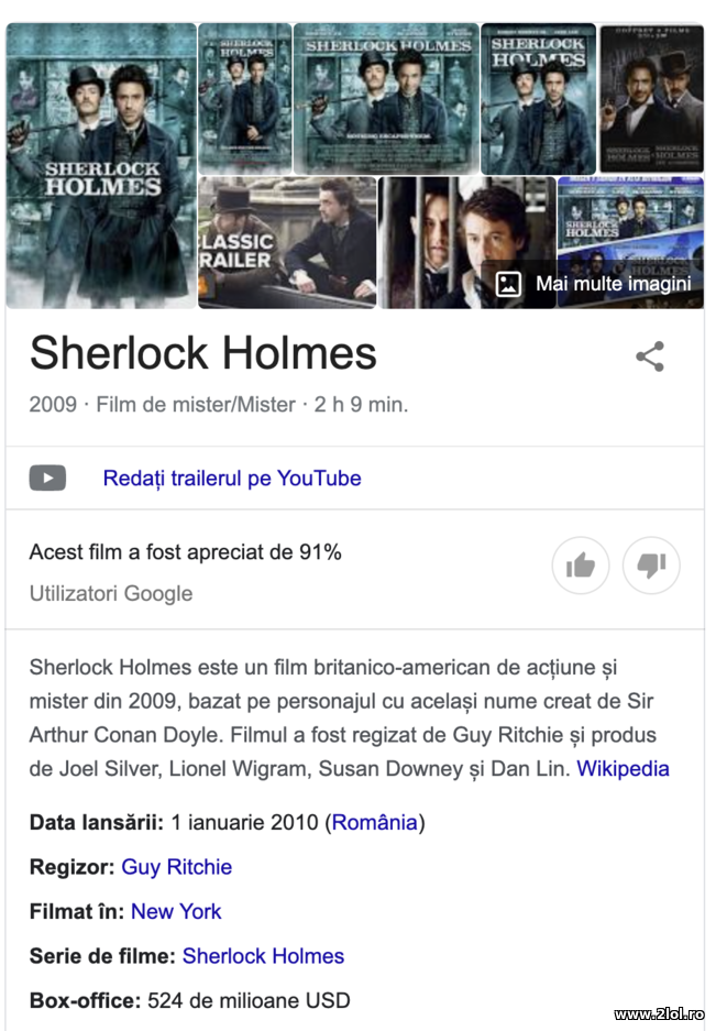 Sherlock Holmes (2009) e cool | poze haioase