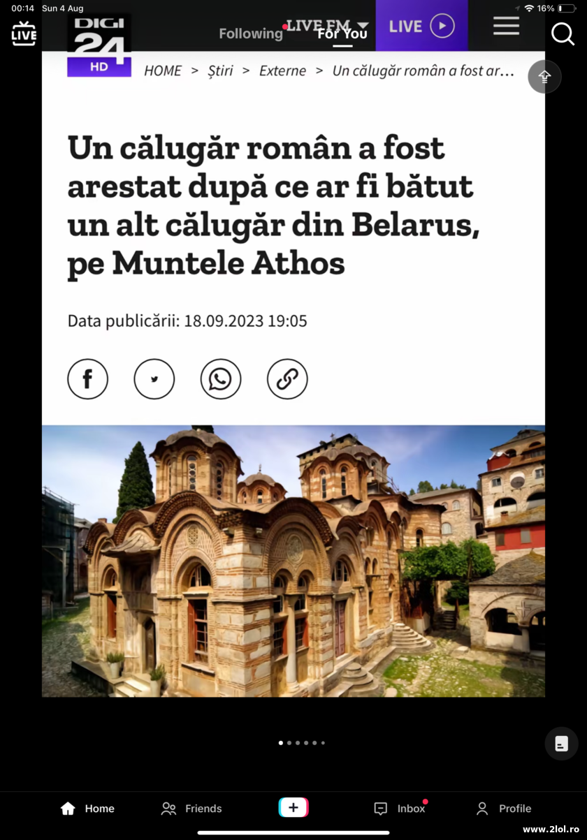 Calugar roman arestat dupa ce a batut alt calugar | poze haioase