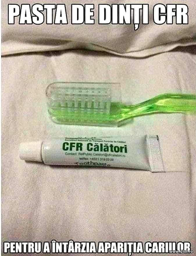 Pasta de dinti CFR | poze haioase