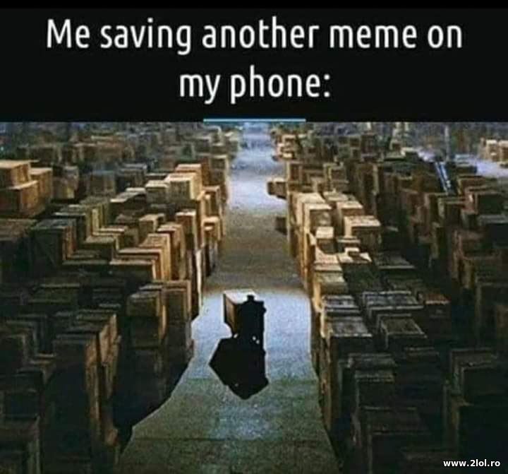 Me saving another meme in my phone | poze haioase