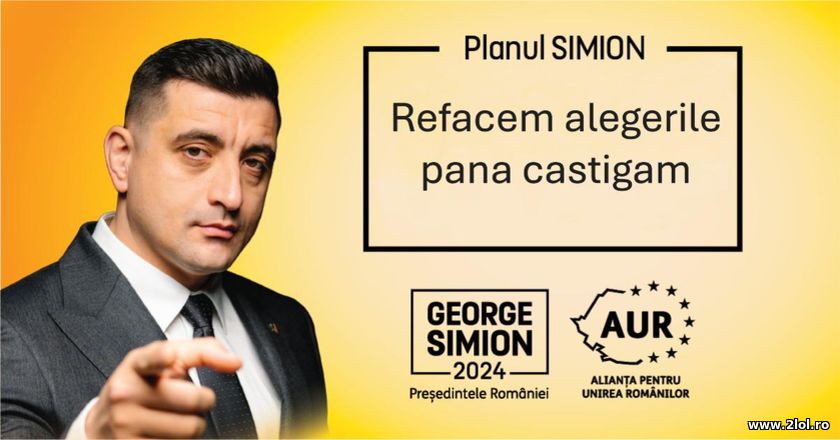 Refacem alegerile pana castigam - George Simion | poze haioase