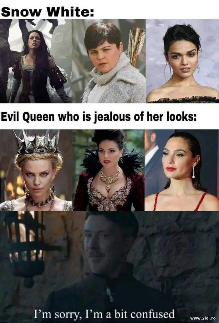 Evil queen who is gelous about her looks | poze haioase