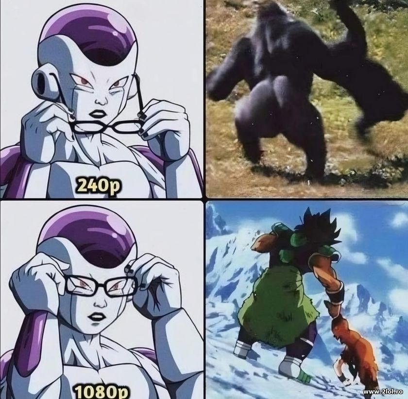 How Freeza sees sayans | poze haioase