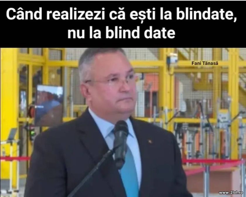 Blindate nu blind date - Nicolae Ciucă | poze haioase