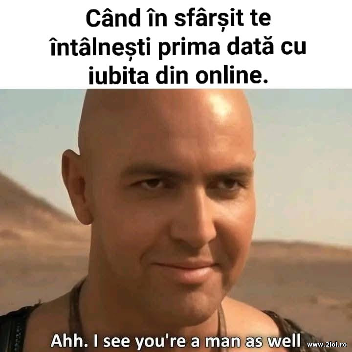 Cand te intalnesti cu iubita din online | poze haioase