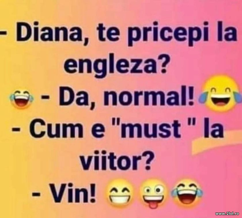 Diana, te pricepi la engleza? | poze haioase