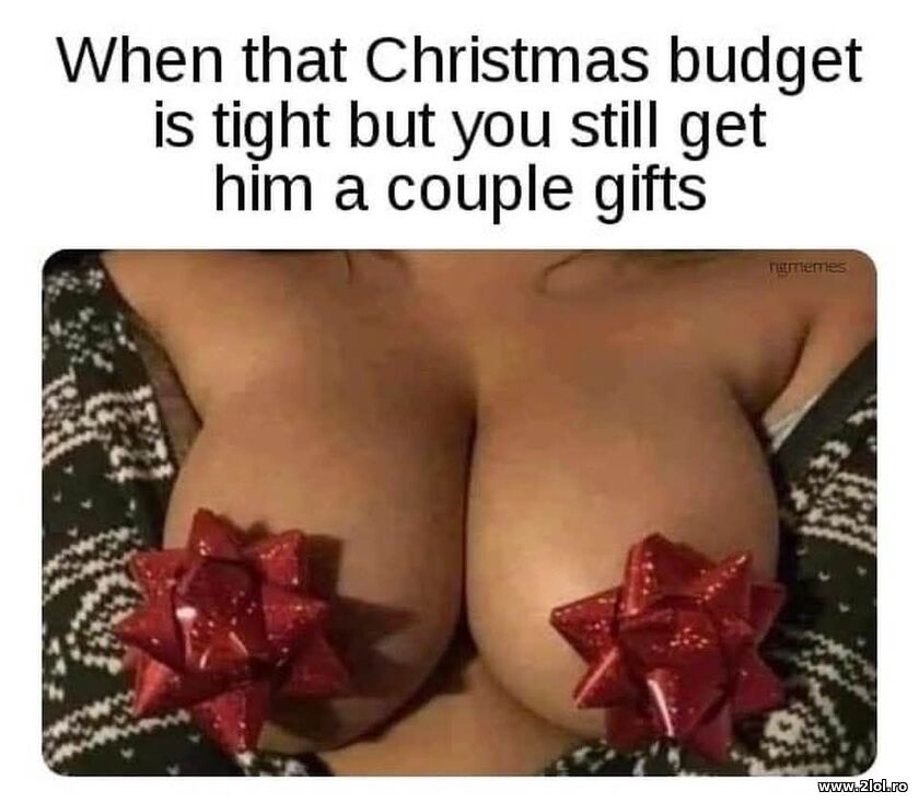 When Christmas budget is tight | poze haioase