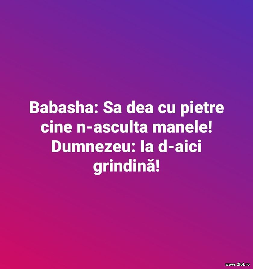 Sa dea cu pietre cine nu asculta manele | poze haioase