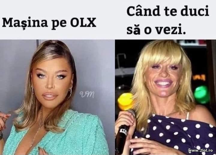 Masina pe OLX si cand te duci so o vezi | poze haioase