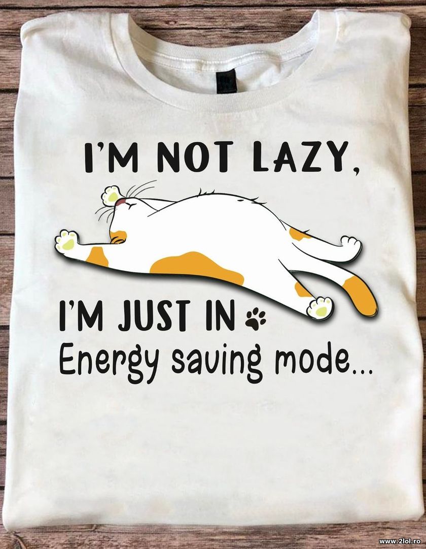 I'm not lazy I'm just energy saving mode | poze haioase