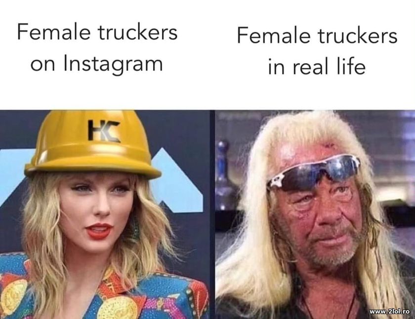 Female truckers on Instagram and Real life | poze haioase