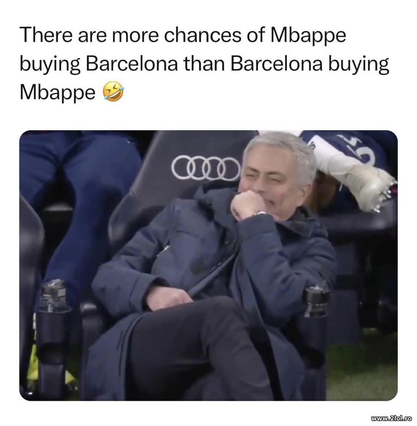 There are more chances of Mbappe buying Barcelona | poze haioase