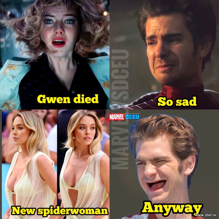 Gwen died. New spiderwoman | poze haioase