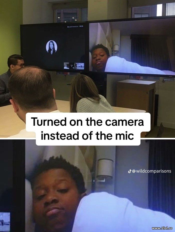 Turned on the camera instead of the mic | poze haioase