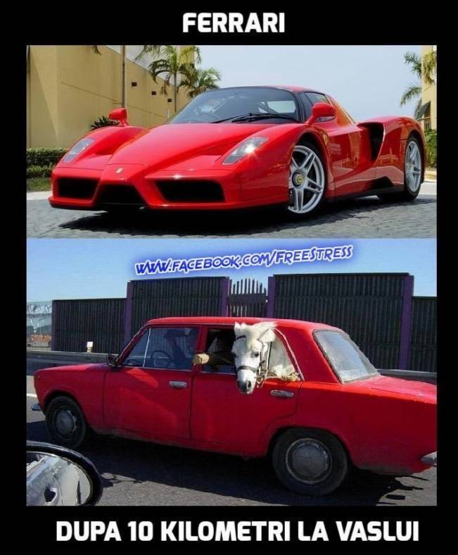 Ferrari la Vaslui | poze haioase