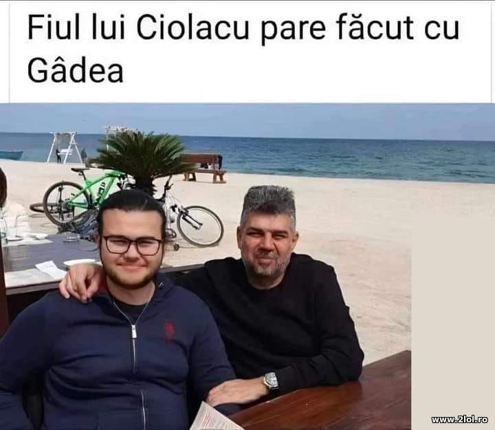 Fiul lui Ciolacu | poze haioase