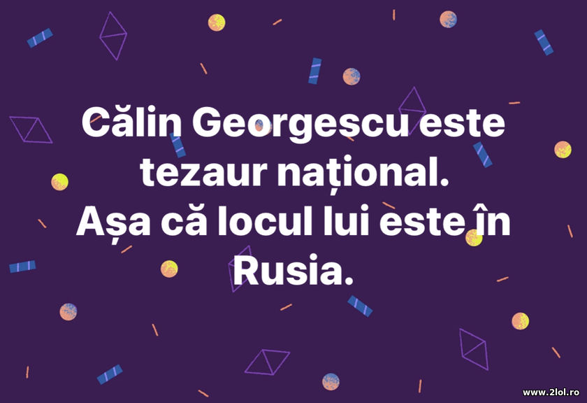 Calin Georgescu este tezaur national | poze haioase