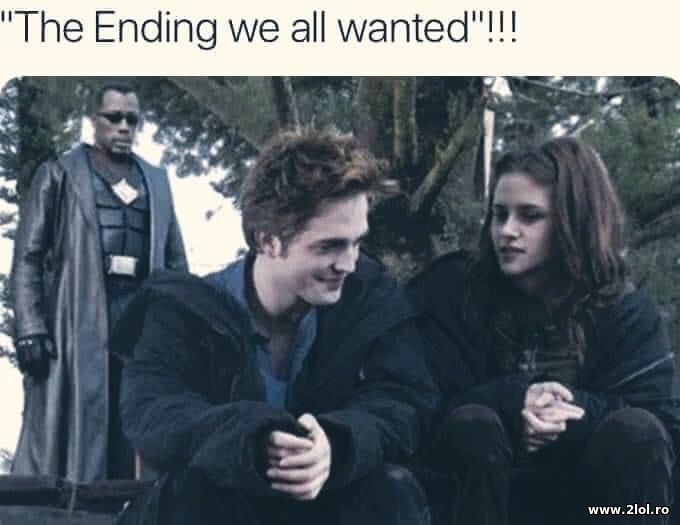 The ending we all wanted - Blade on Twilight | poze haioase