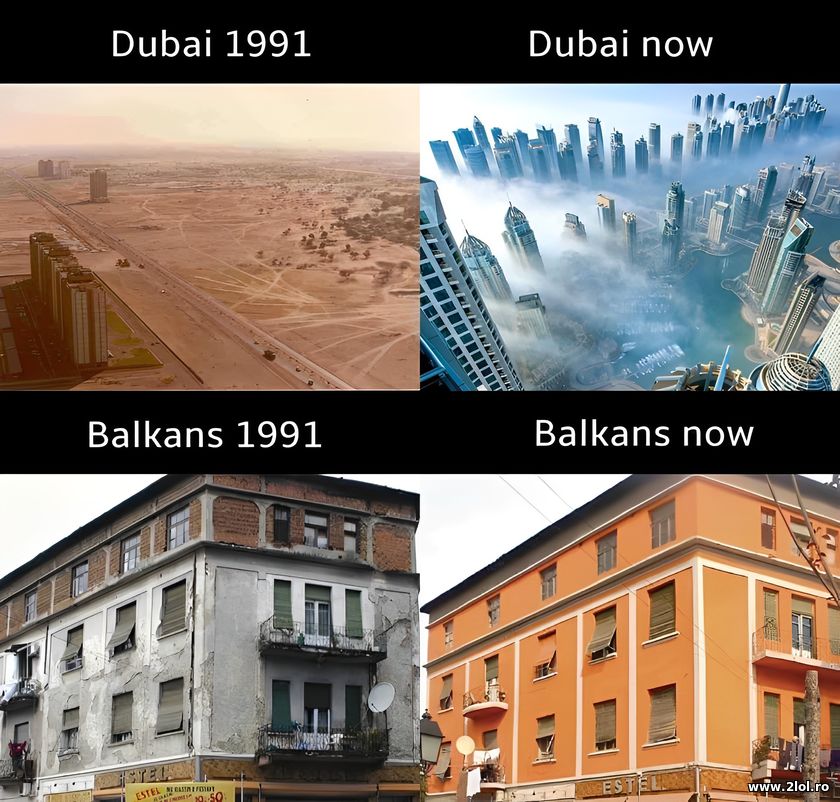 Dubai vs Balkans | poze haioase