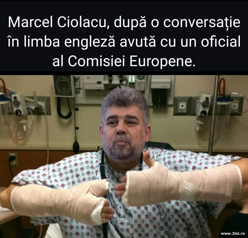 Marcel Cioacu si limba engleza | poze haioase