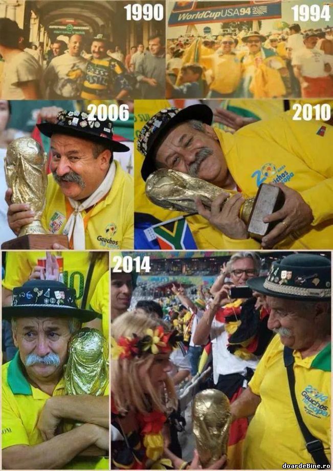 Istoria bătrânului cu mustață, de la Cupa Mondială | poze haioase