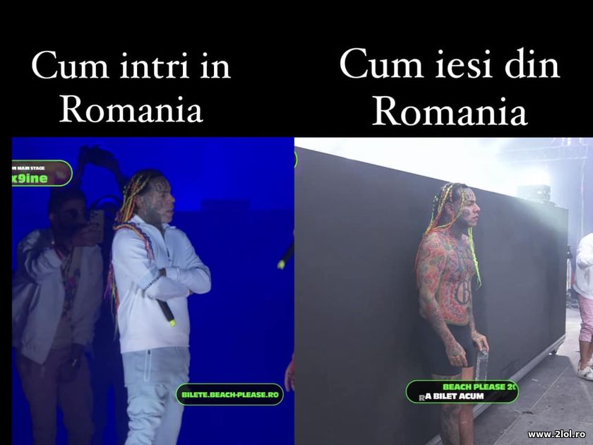 Cum intri si iesi din Romania | poze haioase