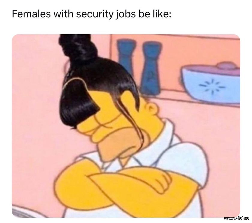 Females with security jobs be like | poze haioase