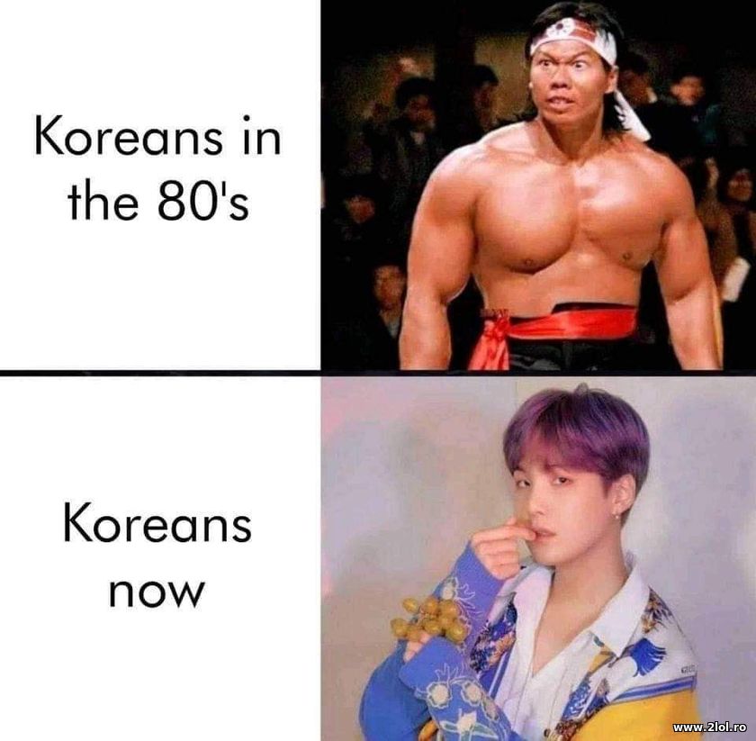 Koreans in the 80s and now | poze haioase
