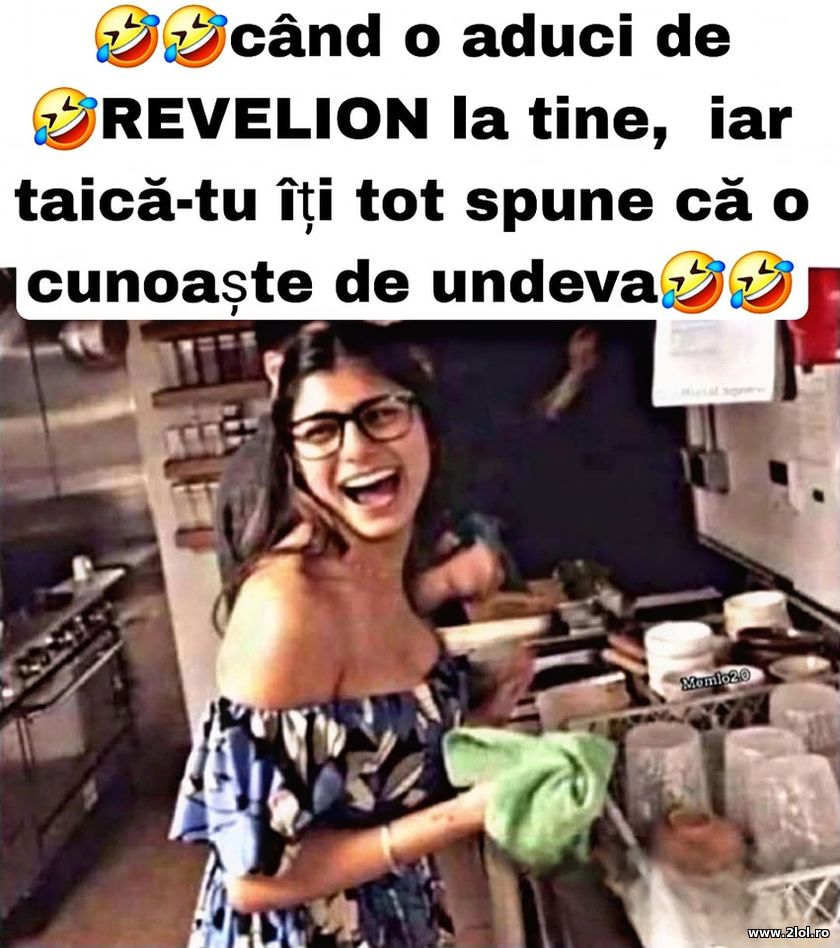 Cand o aduci de revelion la tine | poze haioase