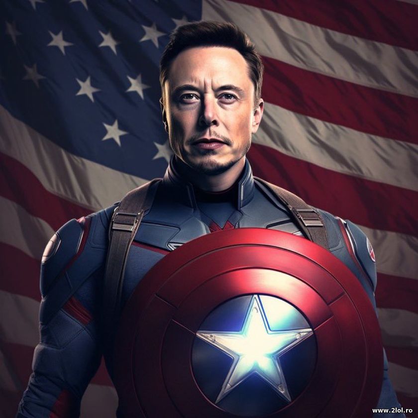 Elon Musk Captain America | poze haioase