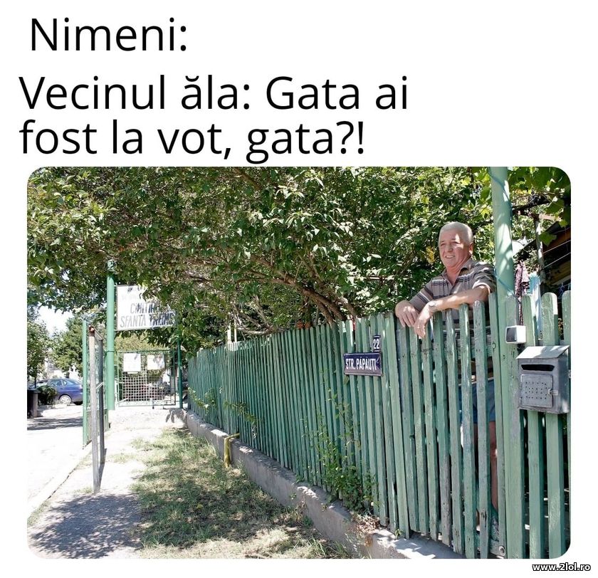 Gata ai fost la vot | poze haioase