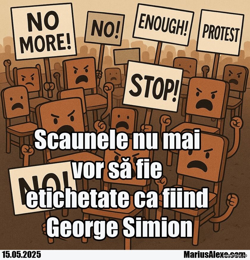 Scaunele si Simion | poze haioase