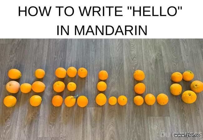 How to write Hello in mandarin