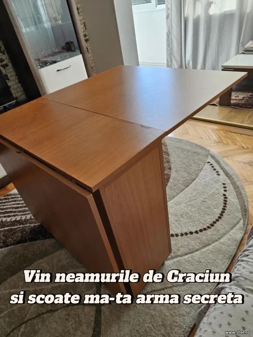 Vin neamurile de Craciun si scoate ma-ta arma | poze haioase